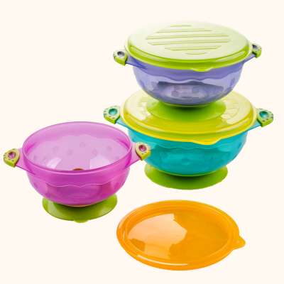 Mumlove Best Suction Baby Bowls With Seal-Easy Lid